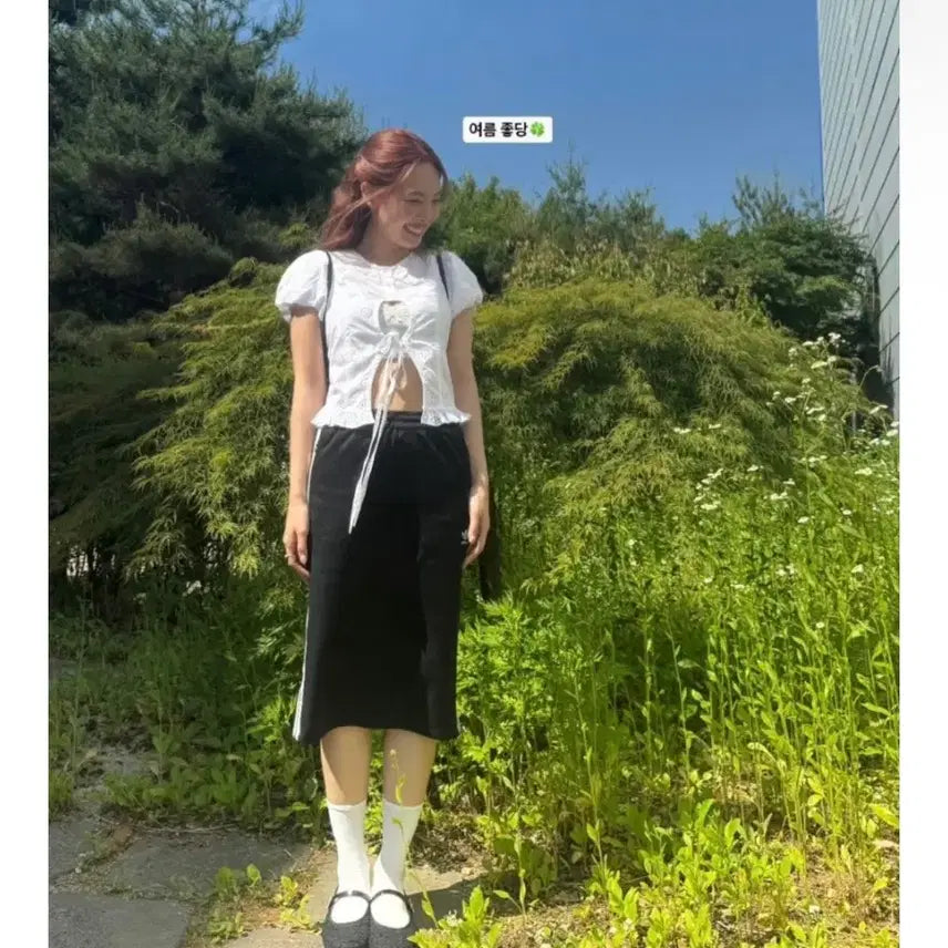 [BUNJANG] Adidas Midi Skirt - Size Small / 아디다스치마