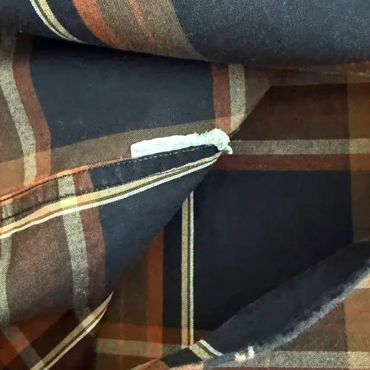 [BUNJANG] Massimo Dutti Navy Check Shirt / 마시모두띠 네이비 체크 셔츠