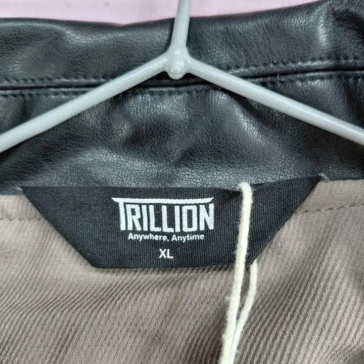 [BUNJANG] TRILLION Leather Collar Jumper / TRILLION점퍼 XL