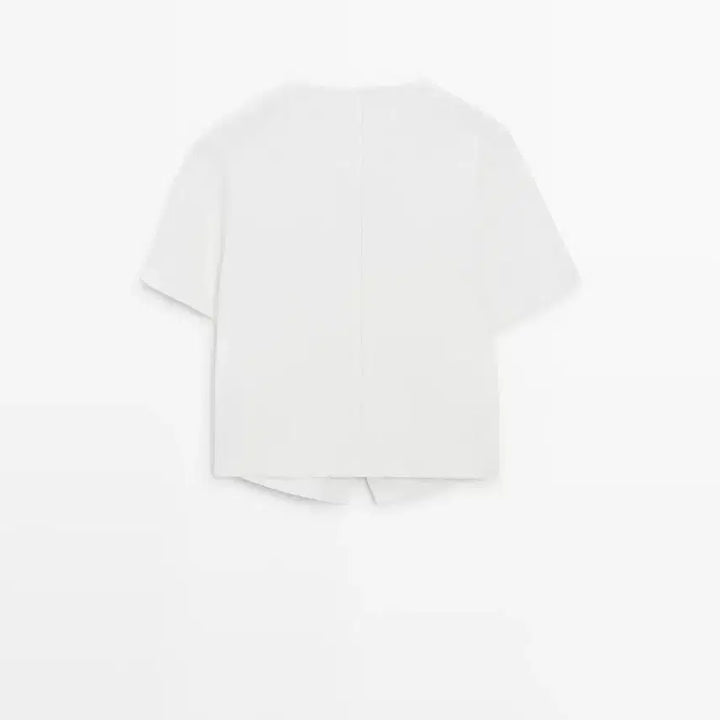 [BUNJANG] Massimo Dutti Fluid Knit Short Sleeve Cardigan S / 새상품) 마시모두띠 플루이드 니트 쇼트 슬리브 가디건 S