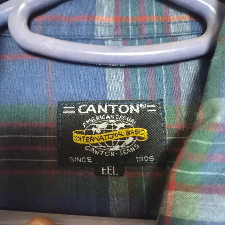[BUNJANG] CANTON Checkered Casual Shirt / CANTON 캐주얼 체크 남방