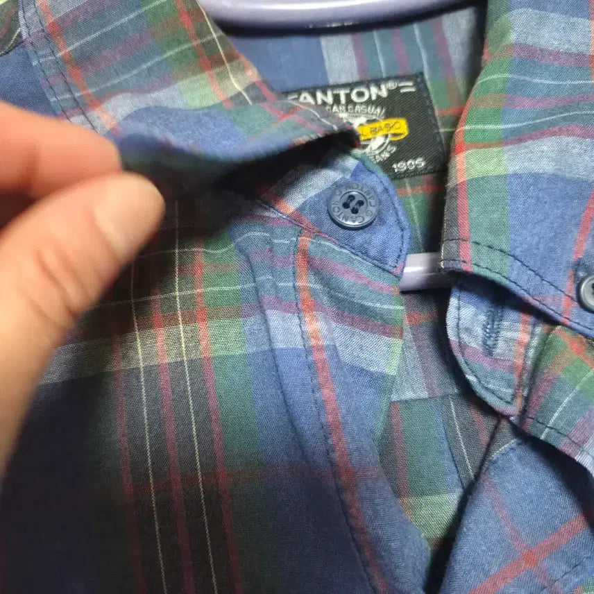[BUNJANG] CANTON Checkered Casual Shirt / CANTON 캐주얼 체크 남방