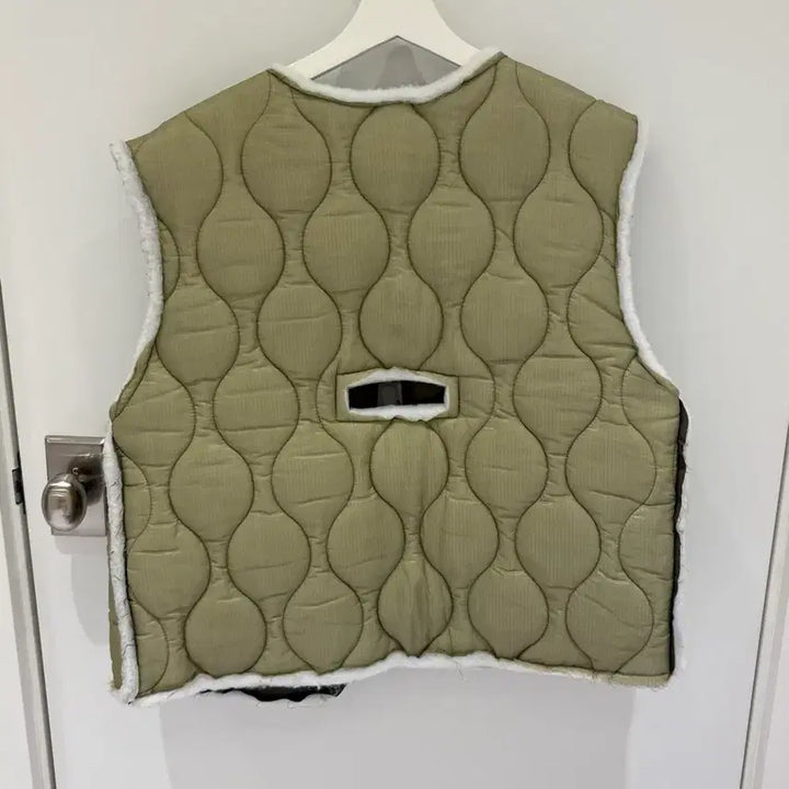 [BUNJANG] Lemage Quilted Vest Khaki / Lemage 퀼팅 베스트 카키색