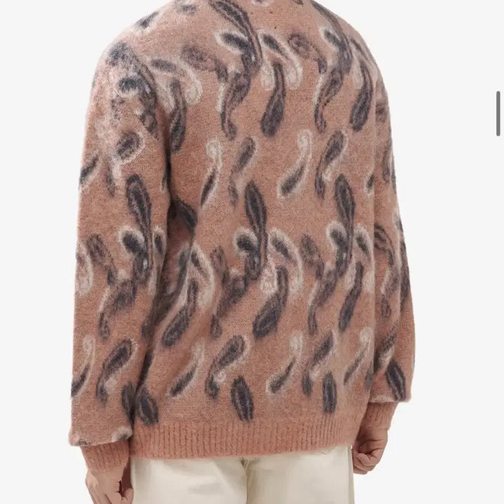 [BUNJANG] Needles Paisley Mohair Cardigan Pink L / [급처]니들스 페이즐리 모헤어 가디건 핑크 L사이즈