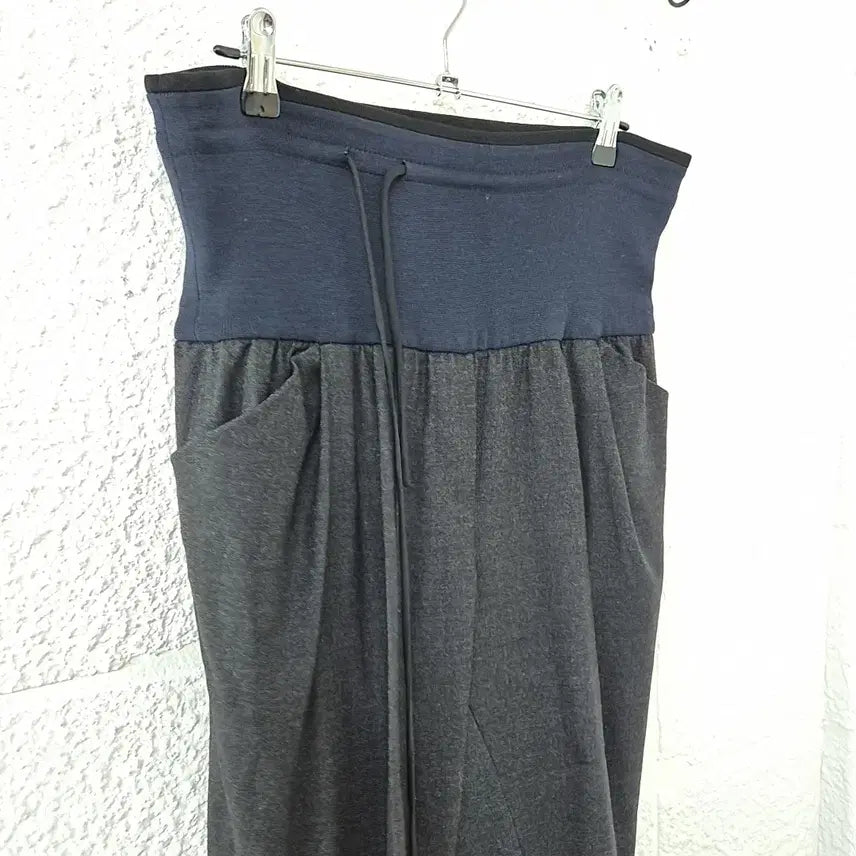 [BUNJANG] Time (Time) Maternity Baggy Slacks Charcoal / 한섬 타임 임부복 배기 슬랙스 차콜색