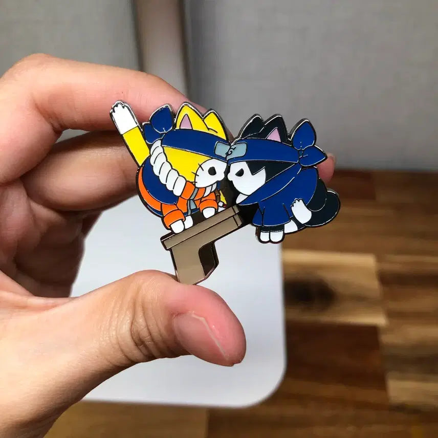 [BUNJANG] Naruto Sasuke Badge / 냐루토 나루토 사스케 뱃지