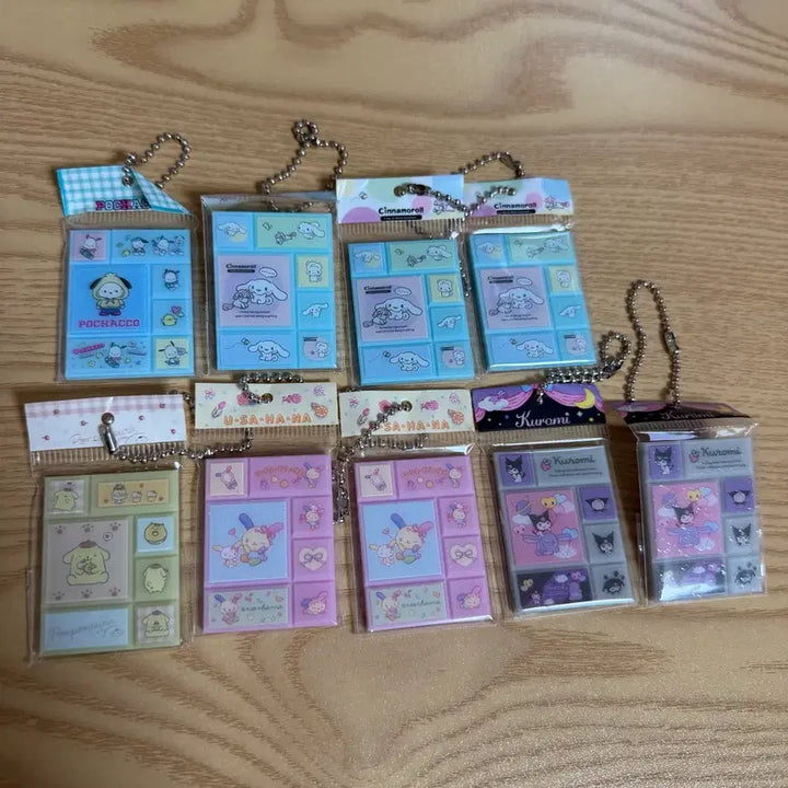 [BUNJANG] Sanrio Characters Tile Stickers Miniature Charm / 산리오 캐릭터즈 타일 스티커 가챠 미니어처 참
