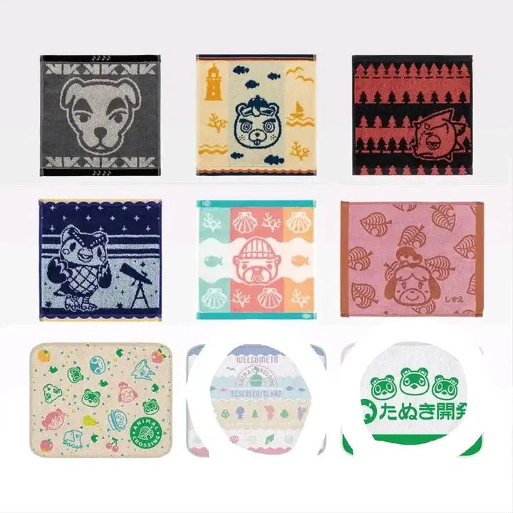 [BUNJANG] Animal Crossing Ichiban Kuji G Prize Character Towel Bundle Set / [동물의 숲] 제일복권/이치방쿠지 G상 캐릭터 타올 (일괄)