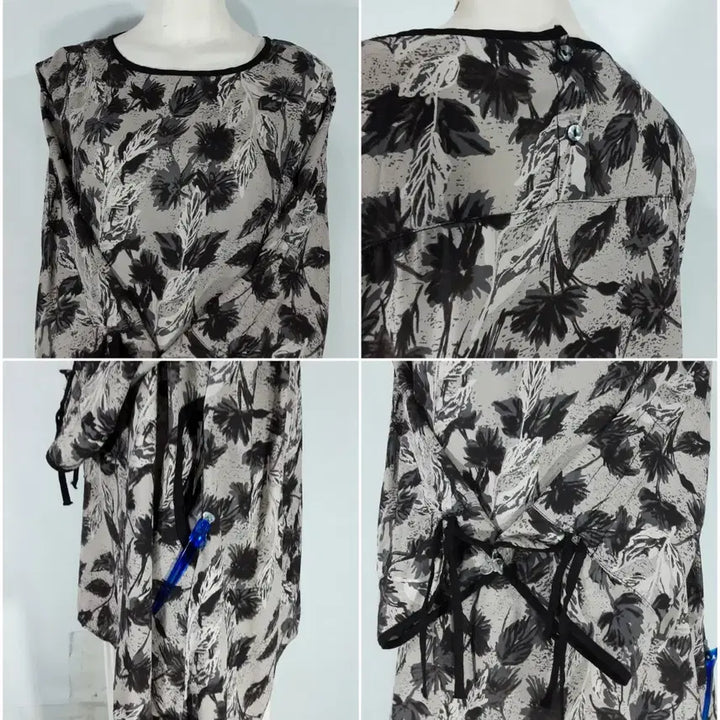 [BUNJANG] Raycool Long Blouse with Swallowtail Hem / 레이쿨/풍기인견 롱블라우스 /하단제비꼬리디쟌/ 7788/기장68 75