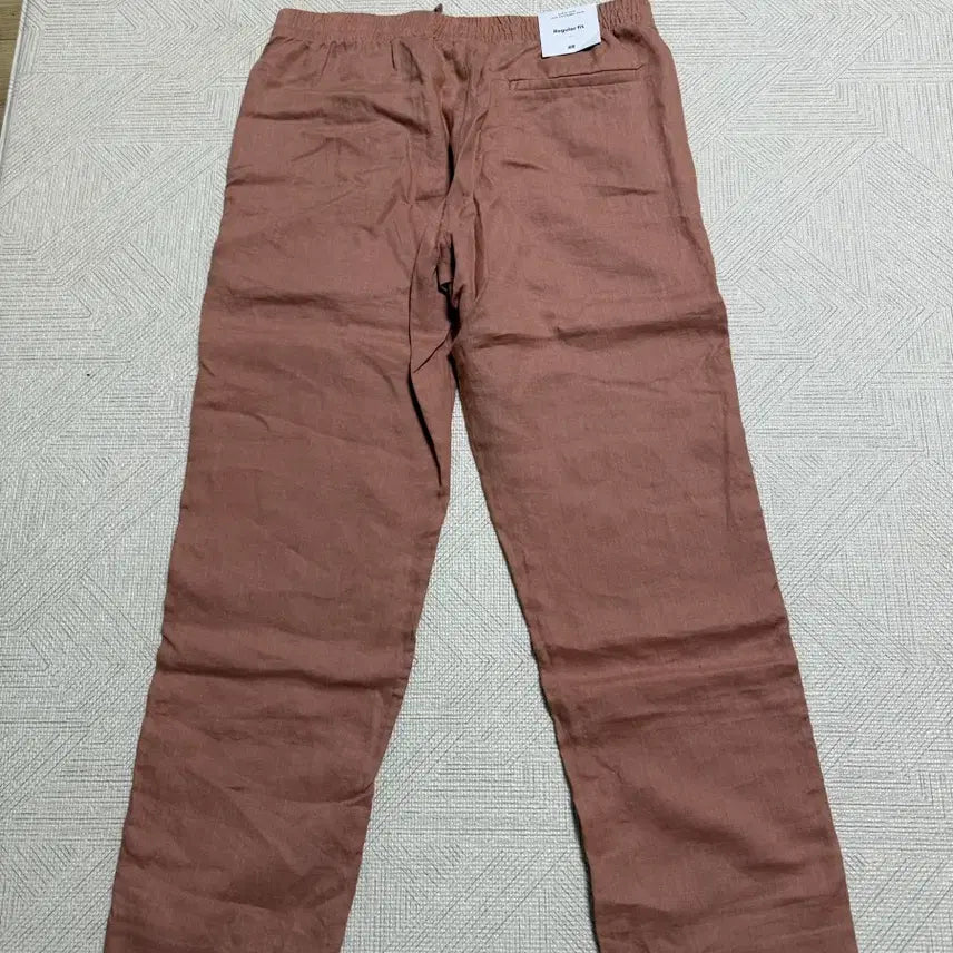 [BUNJANG] H&amp;M Linen Pants Salmon Pink M / h&amp;m 린넨바지 핑크살몬 M(31-33)