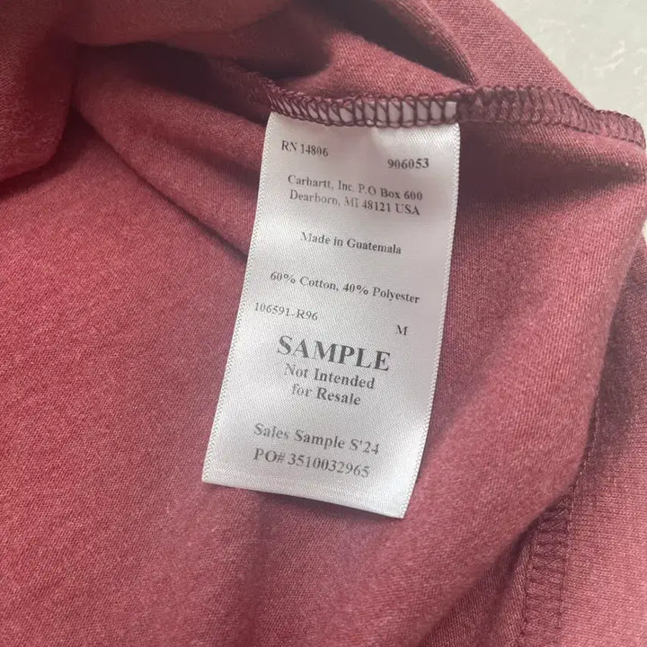 [SOLD OUT] 칼하트 (Carhartt) 샘플디자인 티셔츠