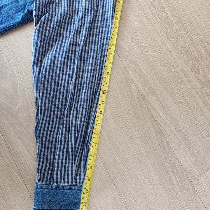 [BUNJANG] Wrangler Denim Shirt / Wrangler 데님 셔츠 남방 배색포인트.Wrangler 데님셔츠 95
