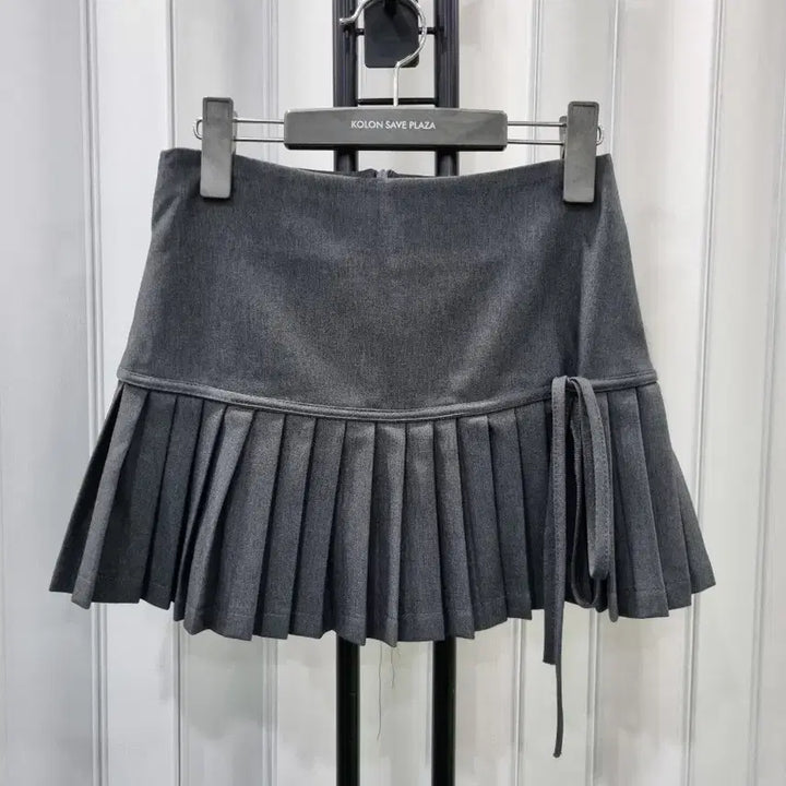 [BUNJANG] Gray Pleated Mini Skirt / 회색 플리츠 미니스커트