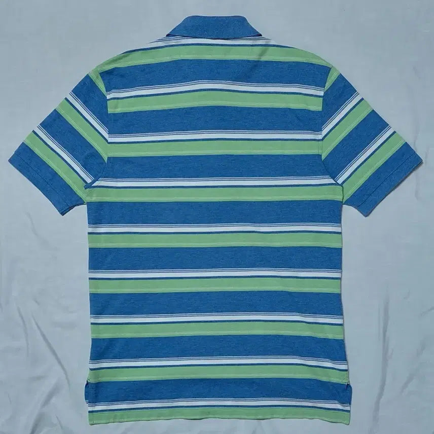 [BUNJANG] Brooks Brothers 346 Stripe Polo Shirt / [S] 브룩스 브라더스 346 스트라이프 폴로 셔츠 (블루/그린)