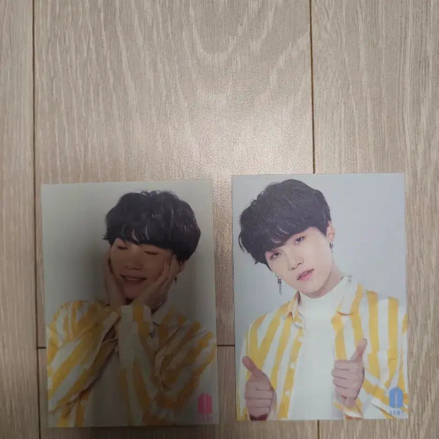 [BUNJANG] BTS Suga Lucky Event Photocard Bundle Set / 방탄소년단 bts 아미부스 럭키이벤트 슈가 윤기 포토카드 2장