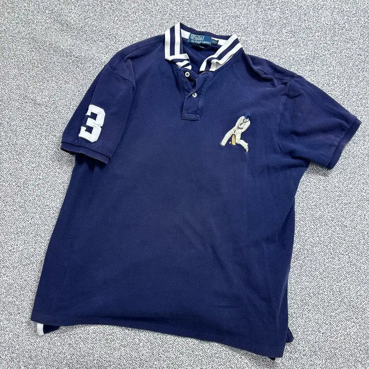 [BUNJANG] Polo Ralph Lauren Cricket Embroidered Polo Shirt / 랄프로렌(Polo Ralph Lauren) 크리켓 자수 카라티
