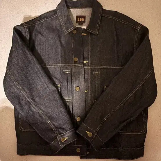 [BUNJANG] Lee Indigo Denim Jacket - L / Lee 인디고 데님자켓 L