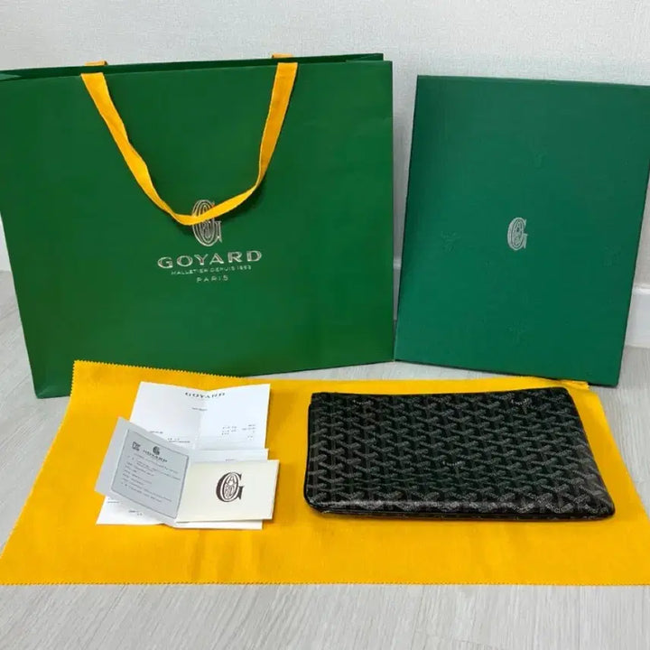 [BUNJANG] GOYARD Saint Marc Pochette MM Black/Noir Clutch Bag / (정품/영수증) 고야드 생루이 클러치 MM