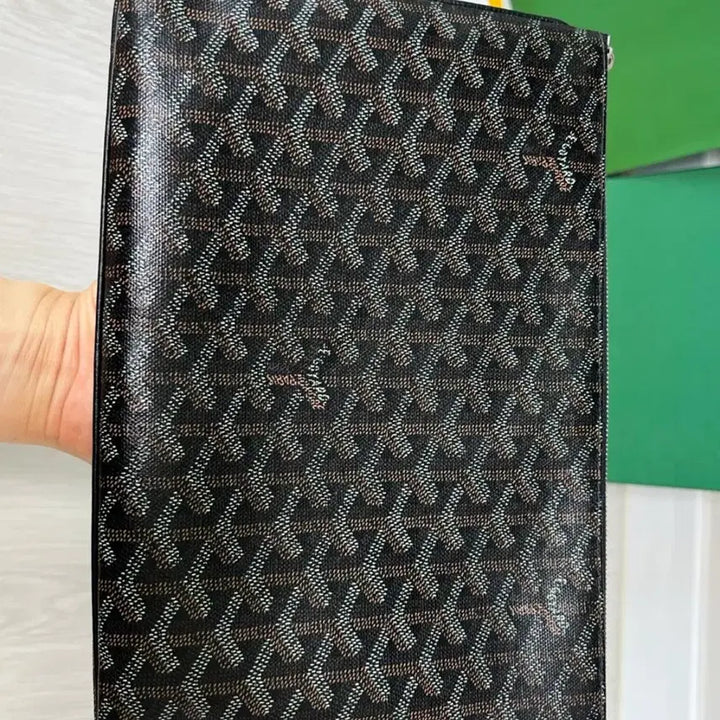 [BUNJANG] GOYARD Saint Marc Pochette MM Black/Noir Clutch Bag / (정품/영수증) 고야드 생루이 클러치 MM