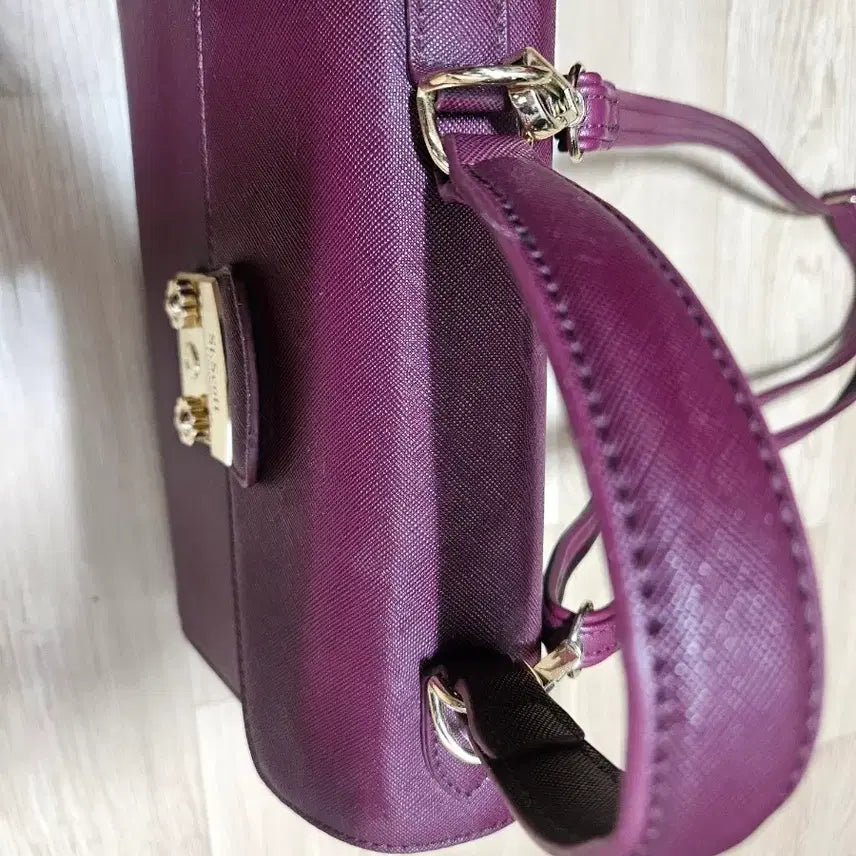 [BUNJANG] Saint Scott London Burgundy Tote Bag / 세인트스코트 런던 버건디 토트백