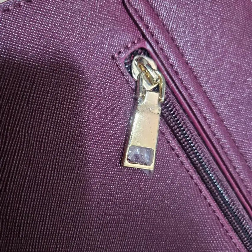 [BUNJANG] Saint Scott London Burgundy Tote Bag / 세인트스코트 런던 버건디 토트백