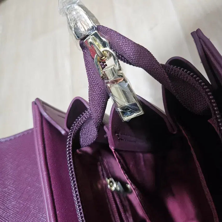 [BUNJANG] Saint Scott London Burgundy Tote Bag / 세인트스코트 런던 버건디 토트백