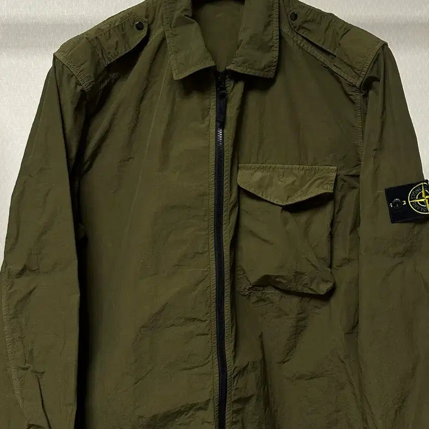 [BUNJANG] Stone Island Naslan Overshirt Jacket Khaki XXL / 스톤아일랜드 나슬란 오버셔츠 자켓 XXL(105-110)
