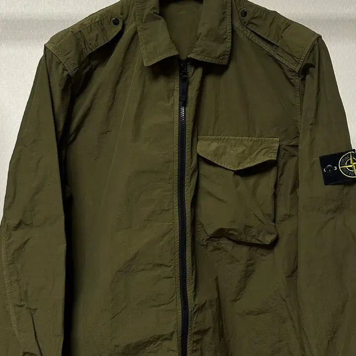 [BUNJANG] Stone Island Naslan Overshirt Jacket Khaki XXL / 스톤아일랜드 나슬란 오버셔츠 자켓 XXL(105-110)
