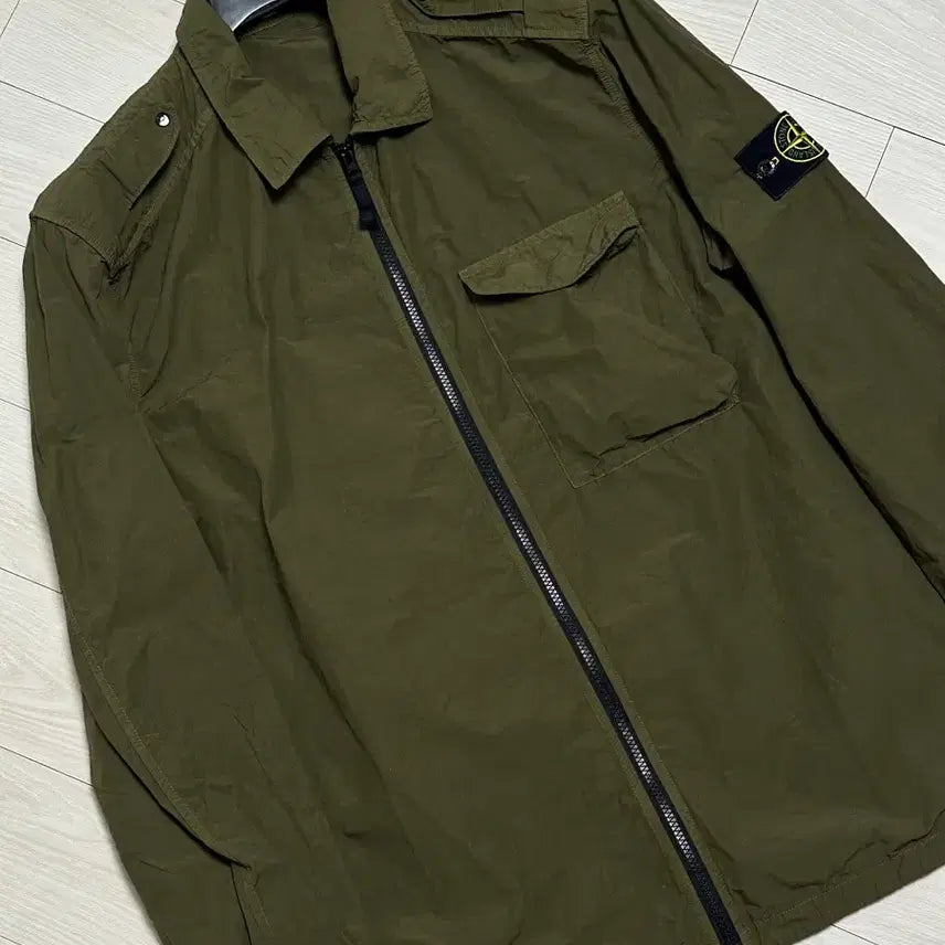 [BUNJANG] Stone Island Naslan Overshirt Jacket Khaki XXL / 스톤아일랜드 나슬란 오버셔츠 자켓 XXL(105-110)