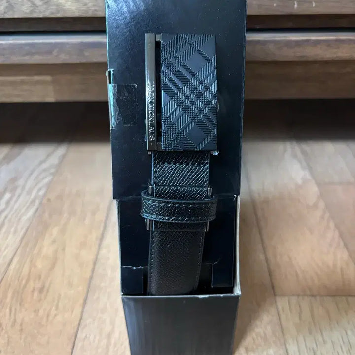 [BUNJANG] Jack Nicklaus Leather Belt / 잭니클라우스 블랙 가죽 남성 벨트