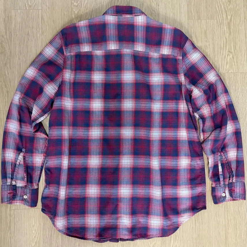 [BUNJANG] Polo Planet Check Shirt / 폴로 셔츠 95사이즈 플란넷 체크 남방 남여공용1회세탁