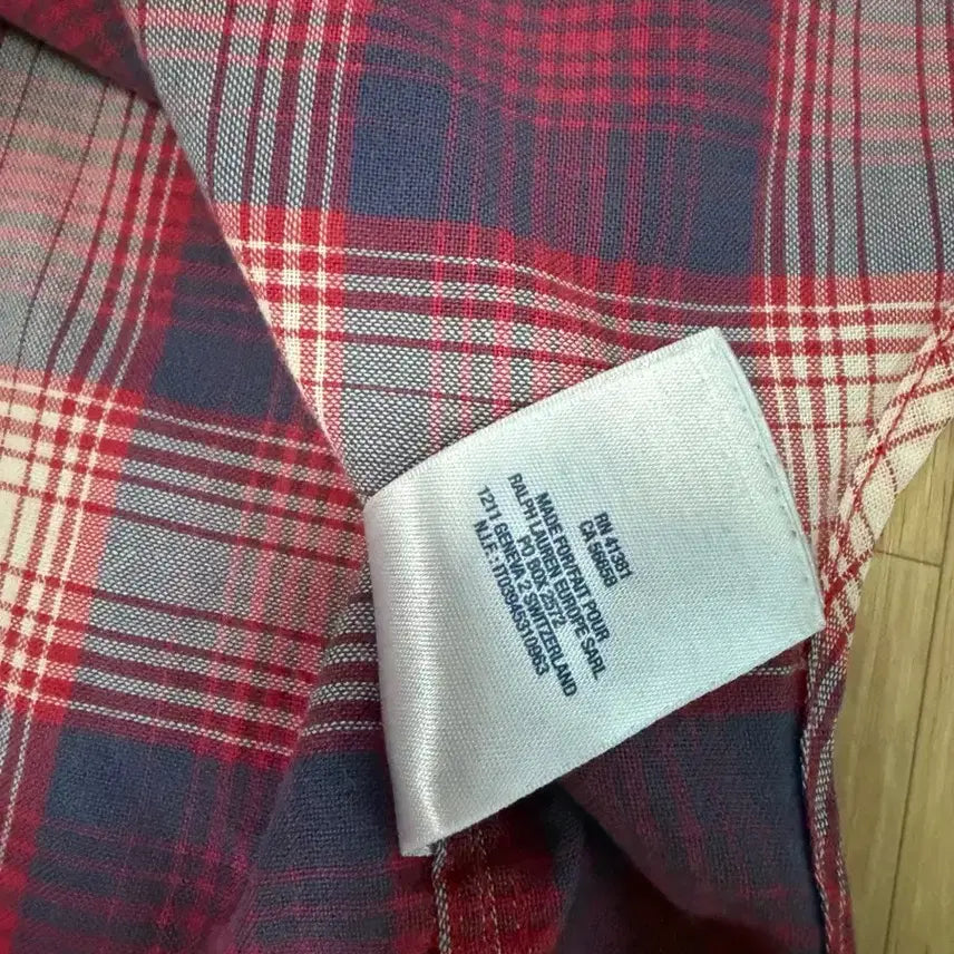 [BUNJANG] Polo Planet Check Shirt / 폴로 셔츠 95사이즈 플란넷 체크 남방 남여공용1회세탁