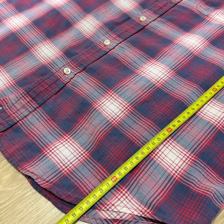 [BUNJANG] Polo Planet Check Shirt / 폴로 셔츠 95사이즈 플란넷 체크 남방 남여공용1회세탁