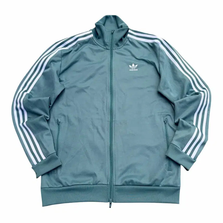 [BUNJANG] Adidas Beckenbauer Light Khaki Track Top Two-Way Jersey / 아디다스 베켄바우어 연카키 트랙탑 투웨이 져지