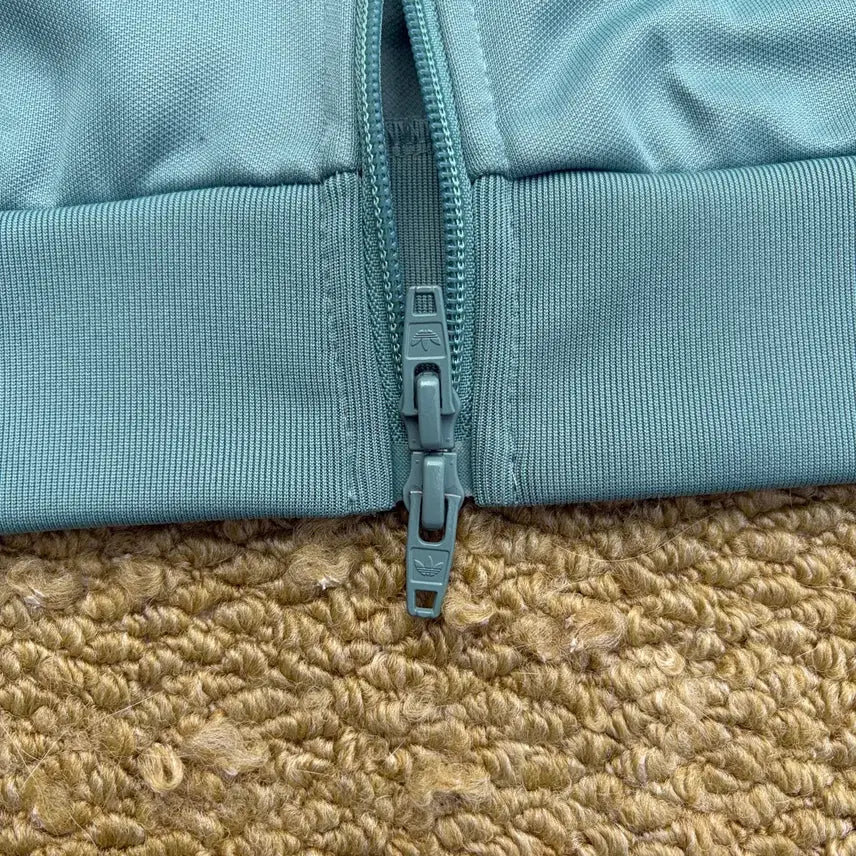 [BUNJANG] Adidas Beckenbauer Light Khaki Track Top Two-Way Jersey / 아디다스 베켄바우어 연카키 트랙탑 투웨이 져지