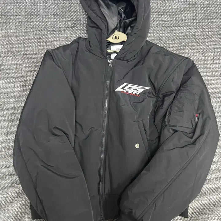 [BUNJANG] Nomanyual Hooded Bomber Jacket - Black / 노매뉴얼 후드 봄버 자켓 블랙