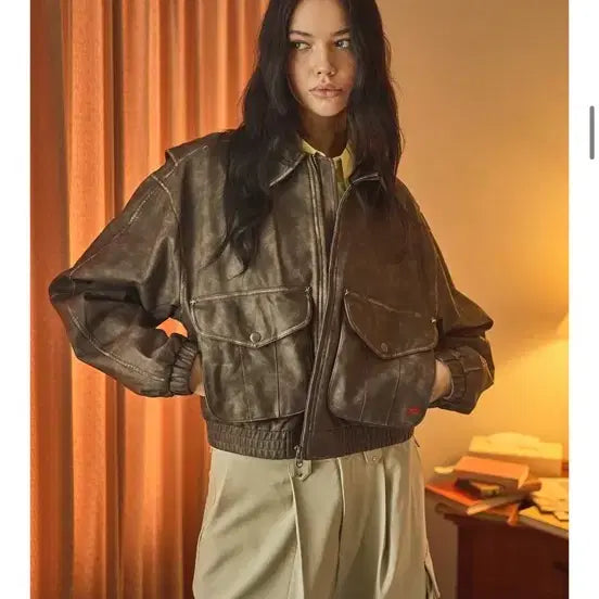 [BUNJANG] Bittercells Star Leather Jacket / 비터셀즈 스타 레더 자켓