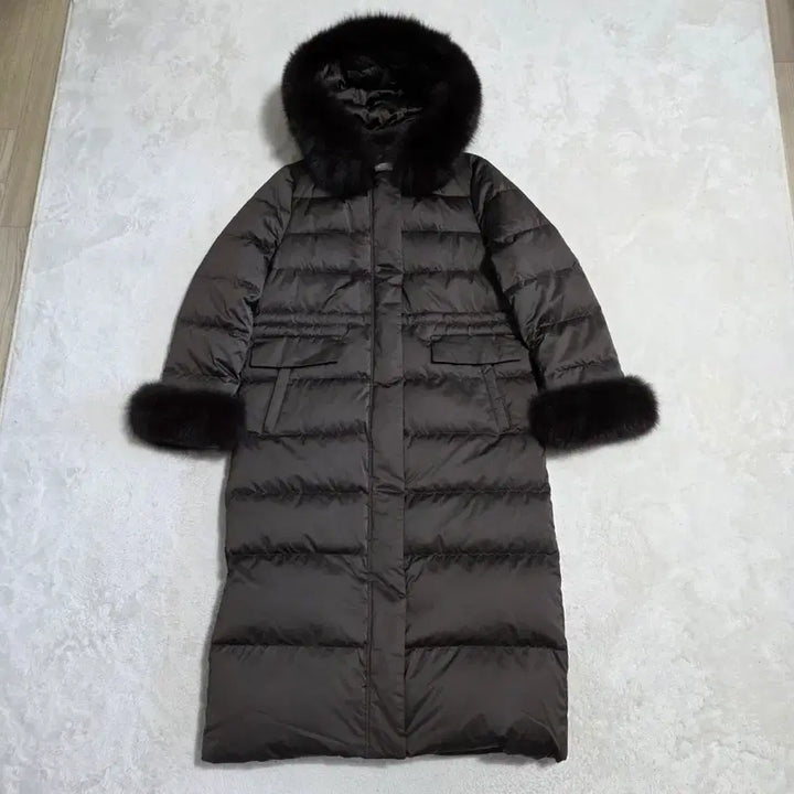 [BUNJANG] Edge Premium Goose Down Long Padded Coat / (66)여성 엣지 프리미엄 구스다운 롱 패딩