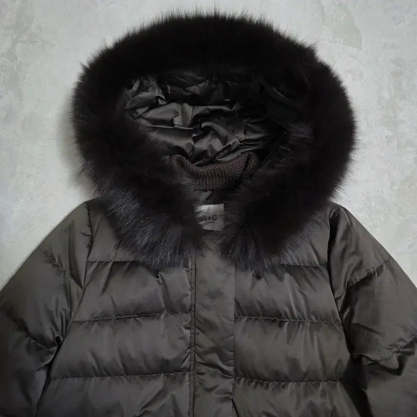[BUNJANG] Edge Premium Goose Down Long Padded Coat / (66)여성 엣지 프리미엄 구스다운 롱 패딩