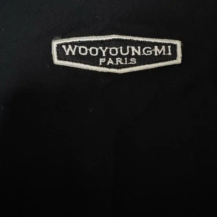 [BUNJANG] Wooyoungmi Embroidered Back Logo Short Sleeve T-Shirt / 우영미 자수 백로고 반팔