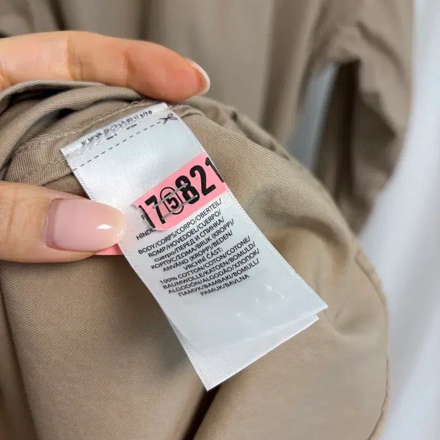 [SOLD OUT] 폴로랄프로렌 코튼 롱 셔츠 원피스 베이지