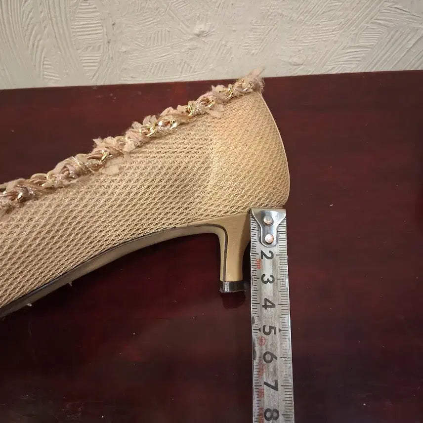 [BUNJANG] Time Gold Accent Pumps Heels / 타임 구두