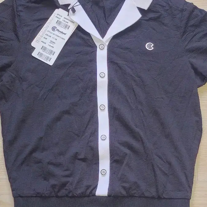 [SOLD OUT] (새상품) 클리블랜드 /  블랙 반팔 카라 티셔츠 85