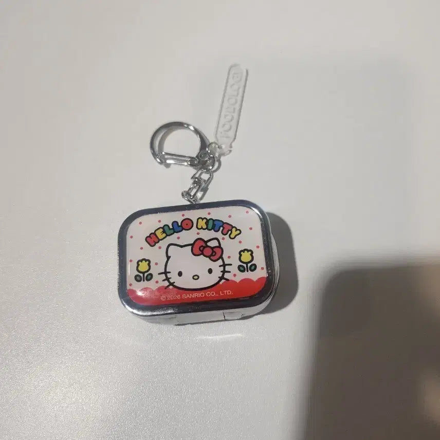 [BUNJANG] Hello Kitty Square Tin Case Keychain / 헬로키티 사각 틴케이스 키링