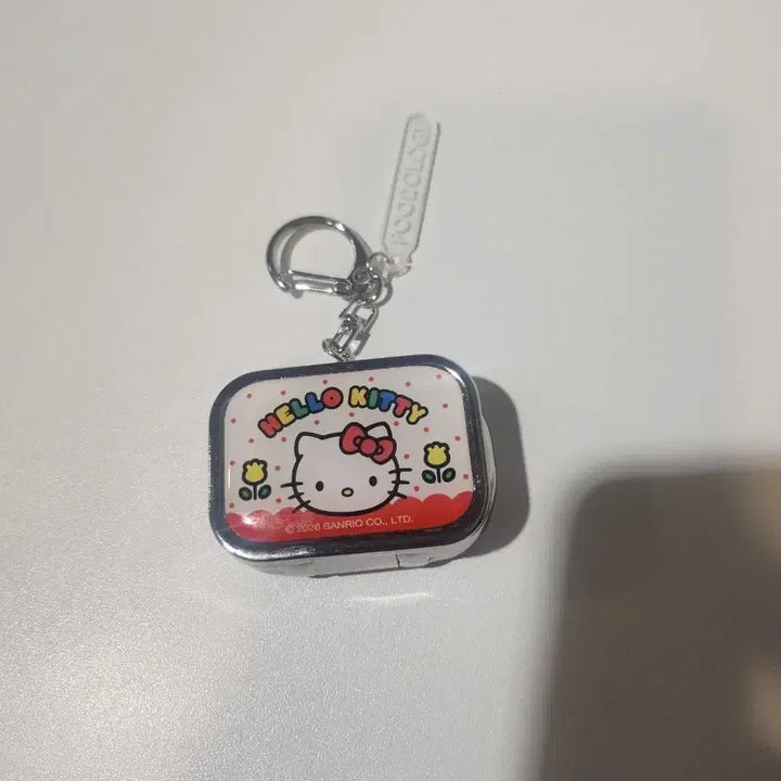 [BUNJANG] Hello Kitty Square Tin Case Keychain / 헬로키티 사각 틴케이스 키링