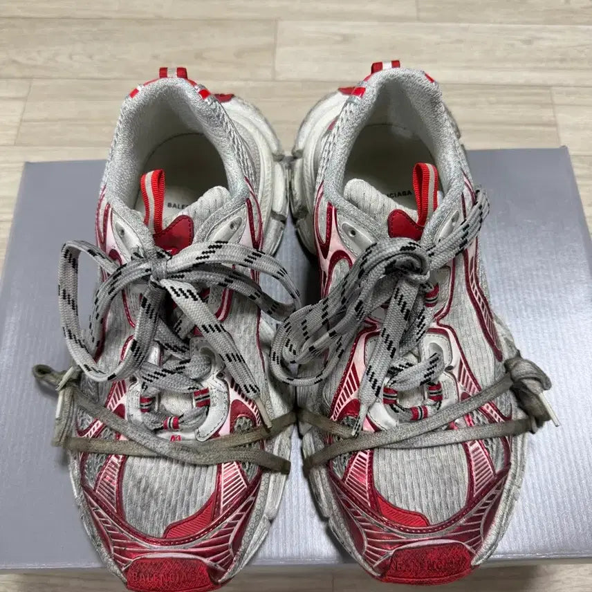[BUNJANG] Balenciaga 3XL Red Sneakers (Size 41) / 발에시아가 3XL 레드 (41)