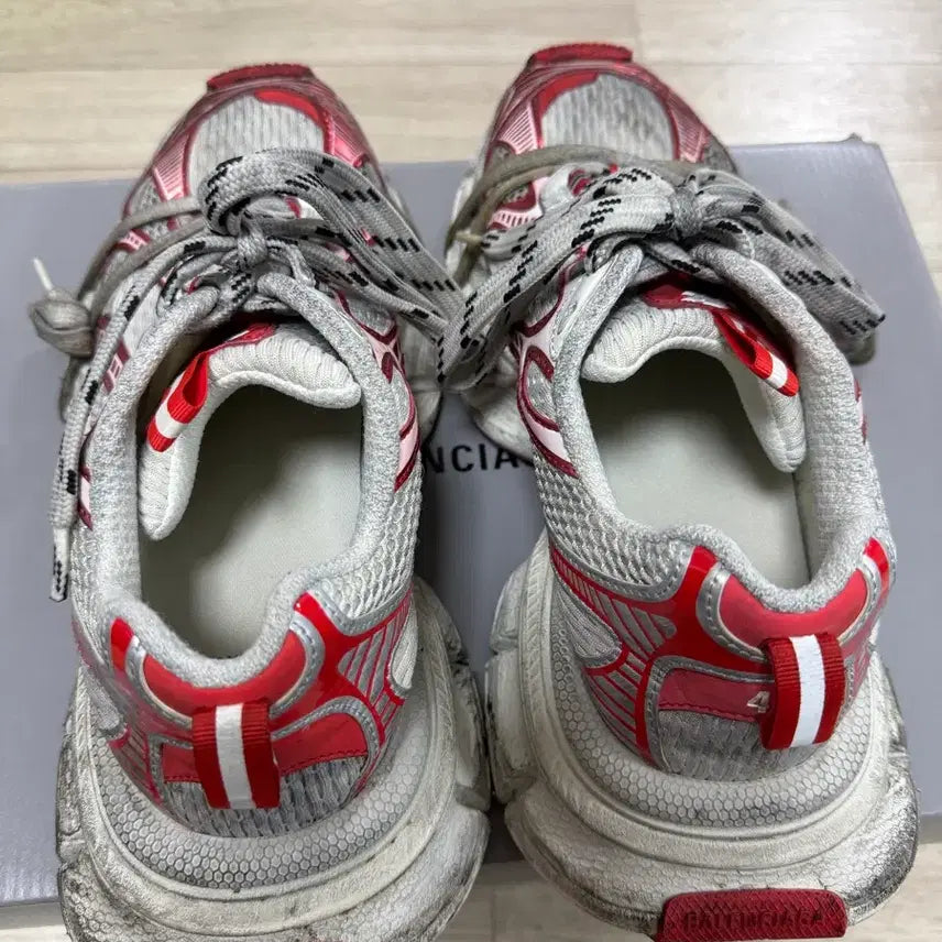 [BUNJANG] Balenciaga 3XL Red Sneakers (Size 41) / 발에시아가 3XL 레드 (41)