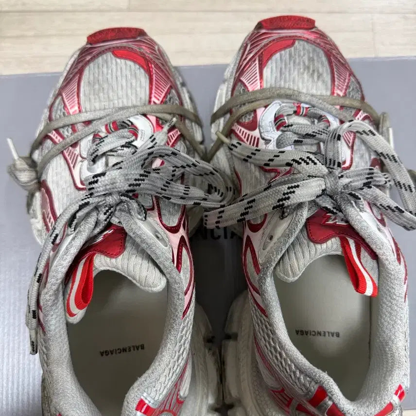 [BUNJANG] Balenciaga 3XL Red Sneakers (Size 41) / 발에시아가 3XL 레드 (41)