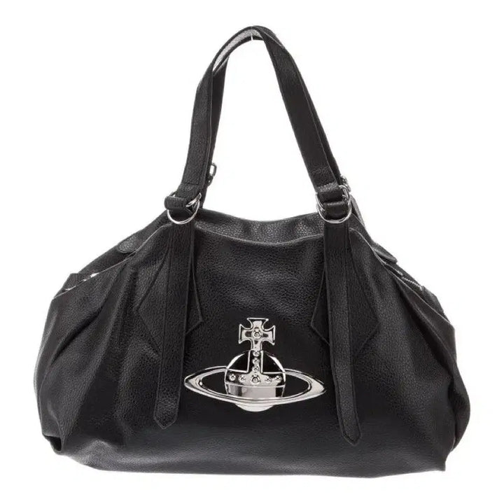 [BUNJANG] Vivienne Westwood Black Shoulder Bag / 비비안웨스트우드 블랙 오브 가방