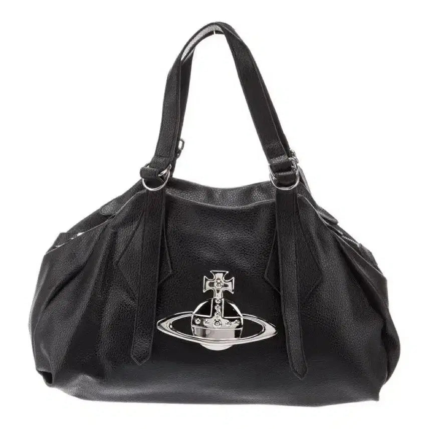 [BUNJANG] Vivienne Westwood Black Shoulder Bag / 비비안웨스트우드 블랙 오브 가방
